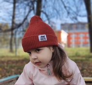 Шапка Kusto Kids цвет Терракот | Terracotta