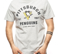 Футболка Pittsburgh Penguins, сер., (ТМ ATRIBUTIKA&CLUB)