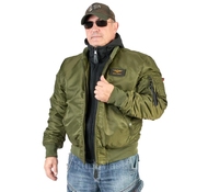 Куртка MA-1 HOODED D.GREEN/D.GREEN