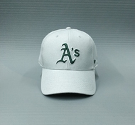 Бейсболка 47 MLB OAKLAND ATHLETICS MVP velkro, серый/зеленый, 22141210