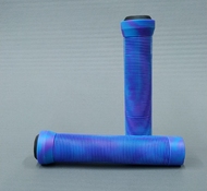 Грипсы HUOLI GP-03 145mm цвет blue purple