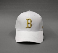 Бейсболка 47 BRAND MLB BOSTON RED SOX MVP Белый / золото лого