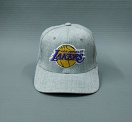 Бейсболка M&N Snapback Grey LOS ANGELES LAKERS NBA (серый/лого)
