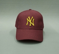 Бейсболка 47 BRAND MLB NEW YORK YANKEES MVP Бордо / золото лого