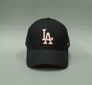 Бейсболка 47 BRAND MLB LOS ANGELES DODGERS MVP Черный / розовый лого